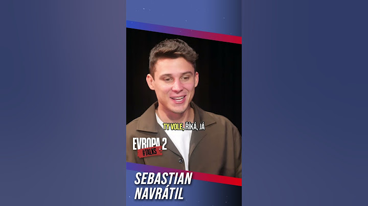 SEBASTIAN: S Mikýřem jsme hráli trochu divadlo