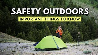 OUTDOOR SAFETY TIPS for Camping and Hiking w/ Austin from Fieldcraft Survival (important to know!!)