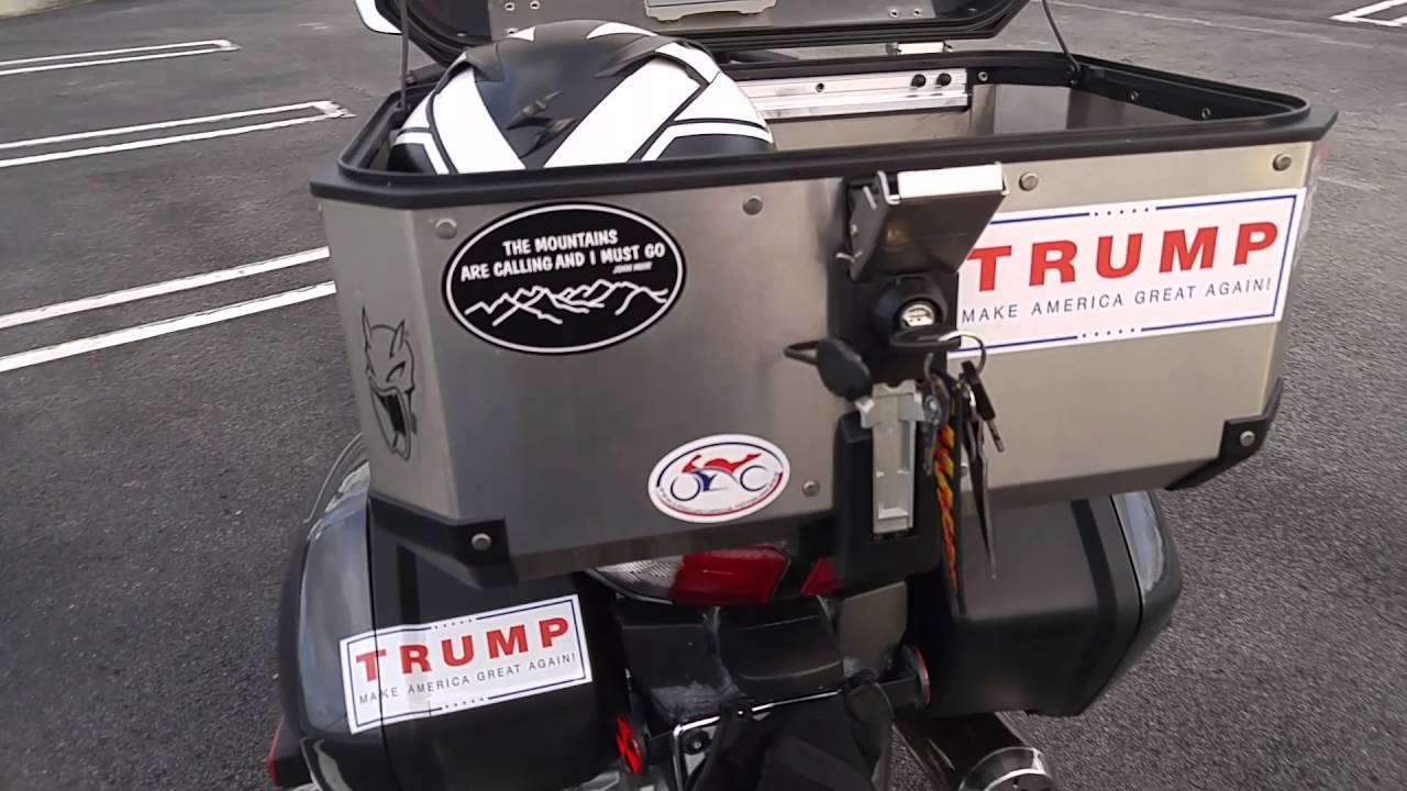 GIVI 58 Liter Outback Trekker case review - YouTube