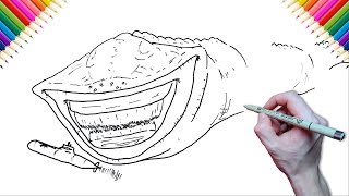 El Gran Maja | How to Draw Secret Sea Monster