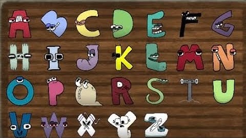 Alphabet Lore, Number Lore, Alphabet Game (A-Z), (0-9)