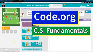 A Royal battle with Events Lesson 12.2 Course B Code.org Tutorial with Answers