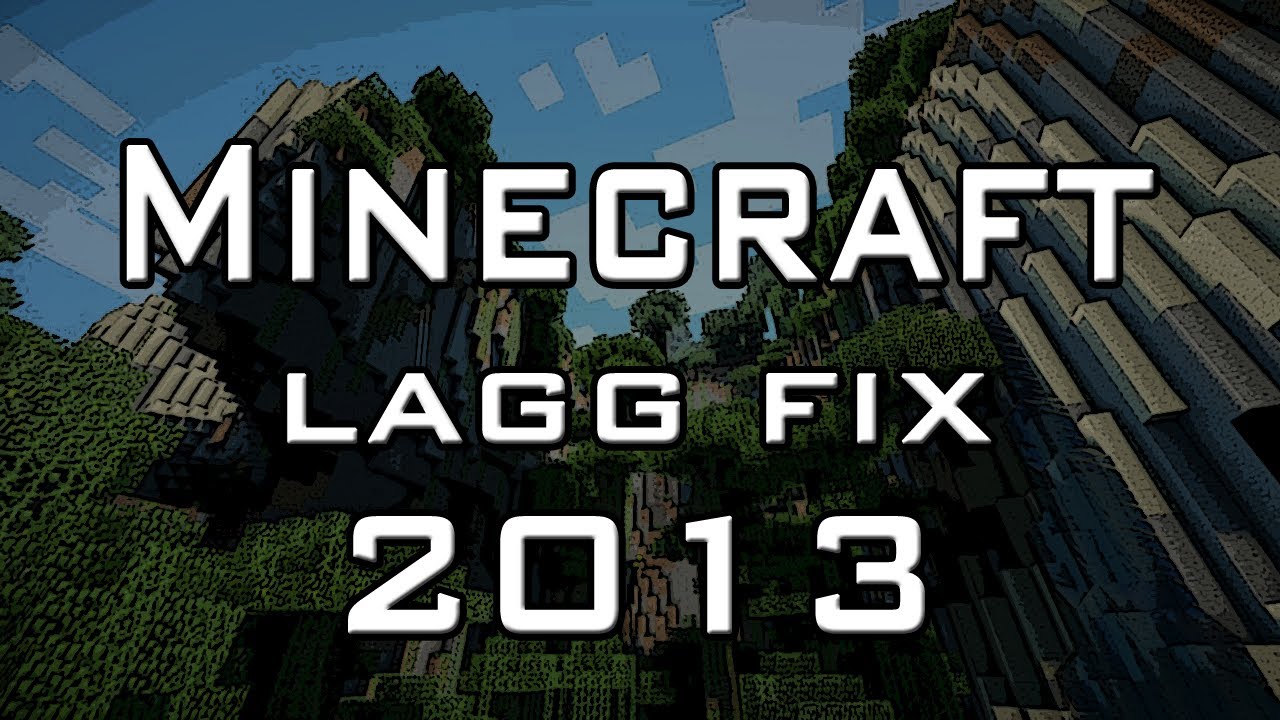 Minecraft How To Stop Lag in 1.6.1 YouTube