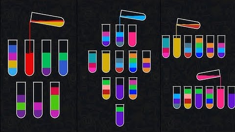 Water Sort Puzzle Levels 1-10 | Fun Brain Relax Gameplay🧠