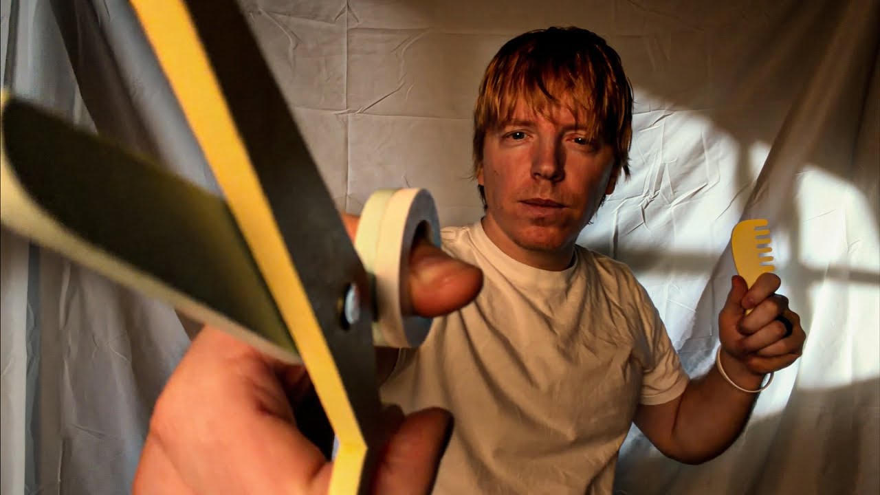 ASMR | Barber Shop Haircut With Wood Toys