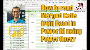 How to read Merged Cells from Excel in Power BI using Power Query