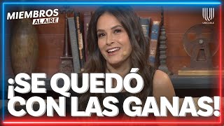 ¡Traz! Gina Holguín no le dio permiso a Andrés Vaca de entrar a LCDLFM | Miembros al Aire