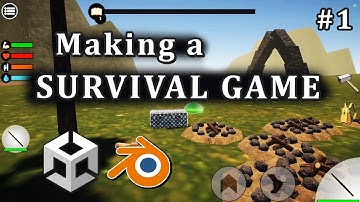 Making a survival game in Unity Game Devlog #1 - About the 3D models