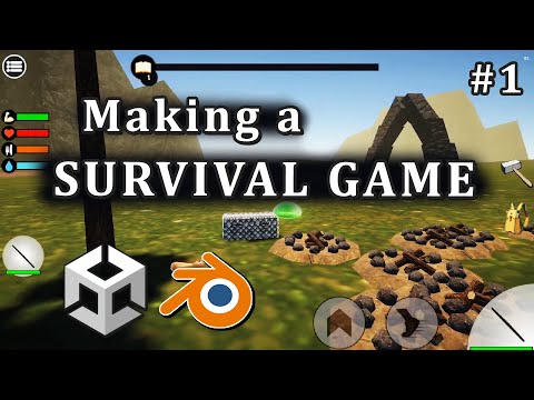 Making a survival game in Unity Game Devlog #1 - About the 3D models