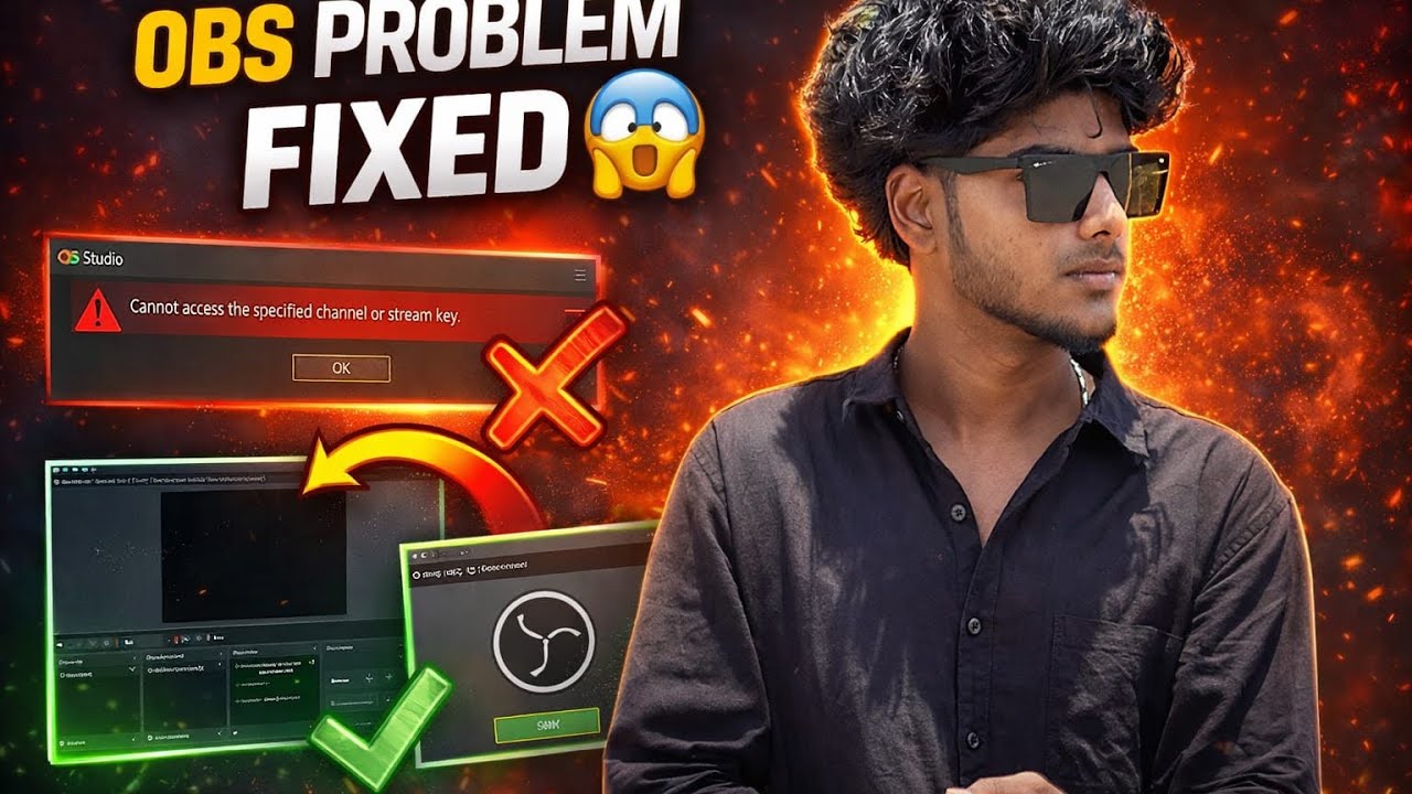 Obs reconnecting problem solve🤍 