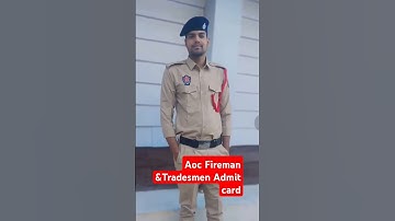 Aoc Fireman  admit card update #aoc #aocfireman #shorts
