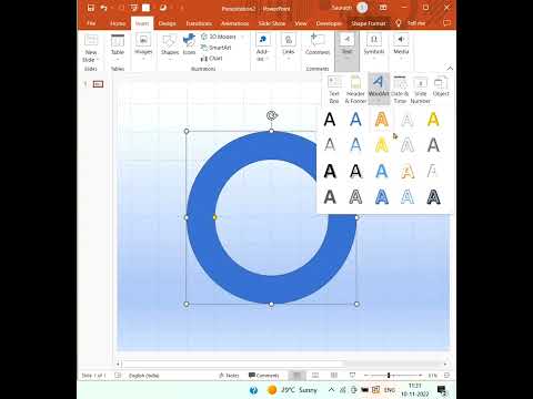 How to write Text in circular shape