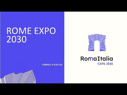 The LOGO of Roma EXPO 2030: THE GATEWAY TO THE FUTURE
