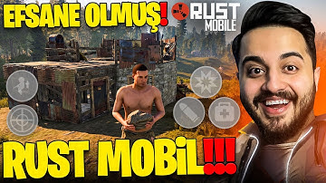 RUST MOBİLE ÇIKMIŞ! BİLGİSAYAR İLE BİREBİR! Rust Mobile