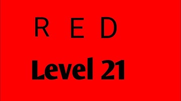 RED Level 21 Android IOS Gameplay Walkthrough By Bart Bonte