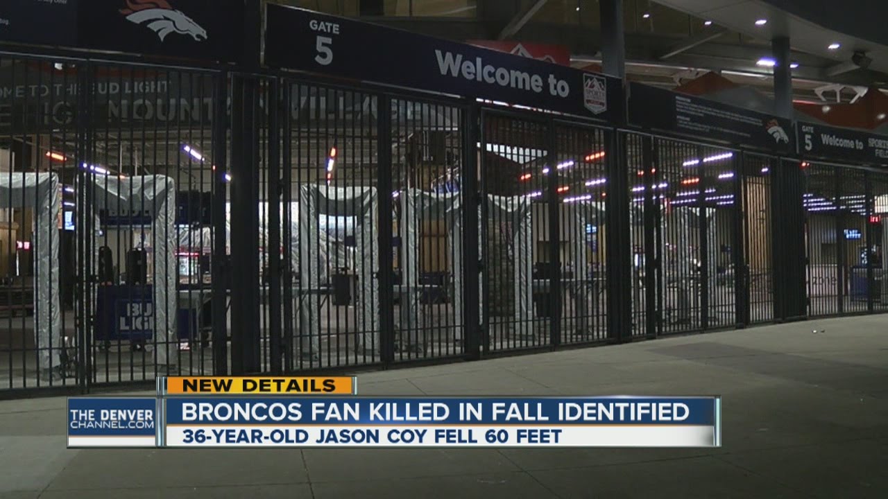 Fan dies after falling 60 feet over railing after Broncos' MNF game ...