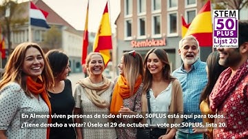 International voters 50PLUS tweede kamer verkiezingen 2025