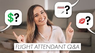 FLIGHT ATTENDANT Q&A | Pay, Schedule & Relationships