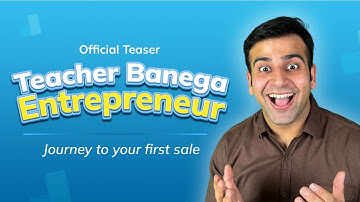 NEW SERIES PROMO: Teacher Banega Entrepreneur | Official Teaser | CA Sumit Mehta | Classplus