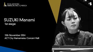SUZUKI Manami / 1st Stage, the 12th Hamamatsu International Piano