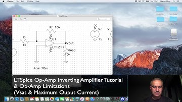 LTSpice on Mac OS X Tutorial: Op-Amp Amplifier Circuit Tutorial & DC Op-Amp Limitations