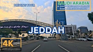 [4K] HDR Amazing Day Drive in the City of Jeddah | K.S.A