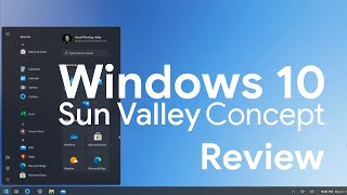 AddyVisuals | Windows 10 Sun Valley Concept Review screenshot 1