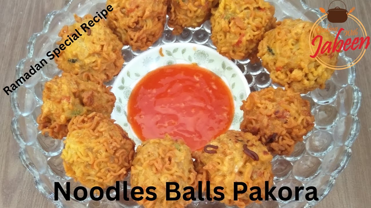 Maggi Pkora Balls Recipe | Noodles Balls Recipe by cooking with jabeen Easy Maggi Snacks Recipe