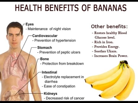 What are some of the health benefits of bananas?