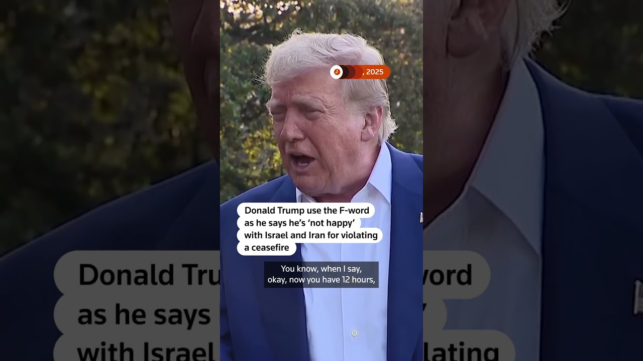 Trump Says Israel And Iran Don T Know What The F They Are Doing 