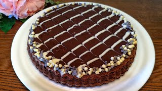 SOFT CAKE with chocolate and Banana SUPER EASY RECIPE ASMR  112