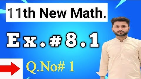 11th Class Math || Exercise 8.1 || Q.No# 1 | Mathematical Induction | Easy Solution in Urdu/Hindi.
