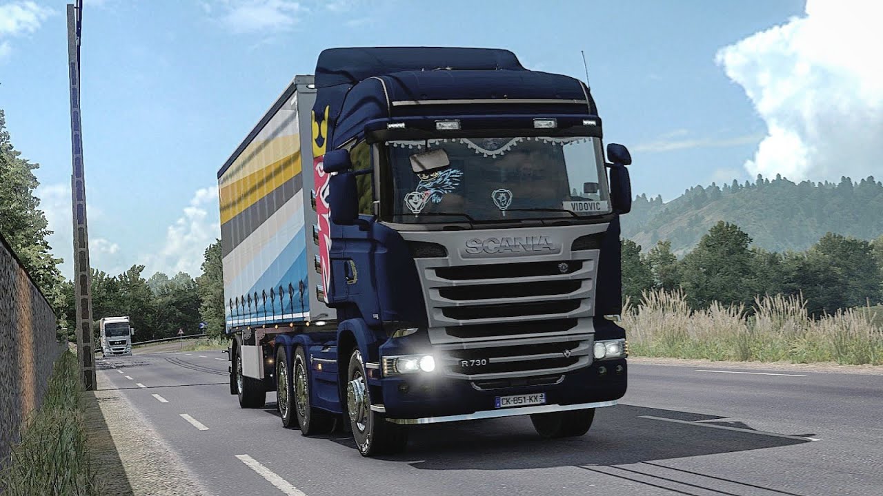 SCANIA RJL, R2009, STREAMLINE REAL V8 SOUND V5 [1.36] - Euro Truck ...