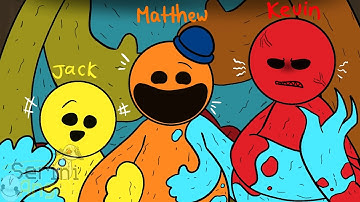 Doey Separated His Body Into 3 People ?! - Poppy Playtime Chapter 4 (AU)