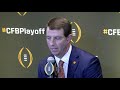 Dabo Swinney at Playoff press conference intro