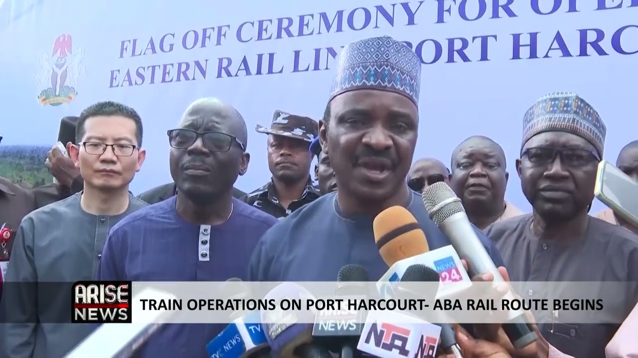 TRAIN OPERATIONS ON PORT HARCOURT- ABA RAIL ROUTE BEGINS