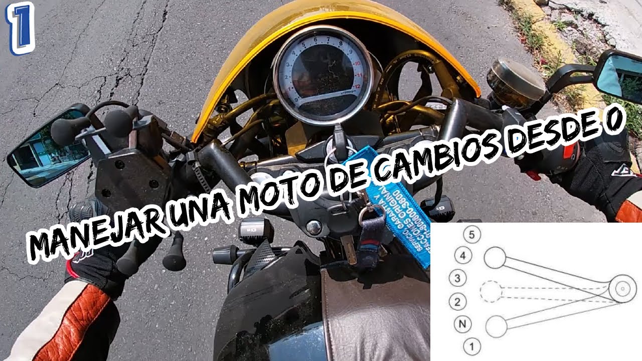 Manejar moto de cambios desde 0