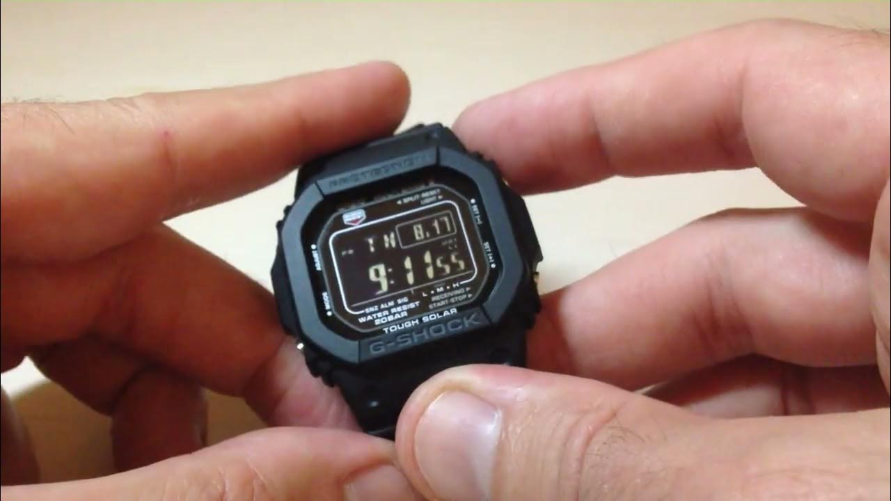 Casio GShock (Module 3495) Backlight Duration YouTube