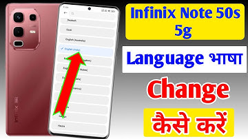 Infinix note 50s 5g Phone me Language kaise change kare /How to change Language in Infinix note 50s