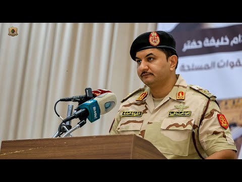 كلمة الفريق أول ركن صدام حفتر نائب القائد العام للقوات المسلحة خلال لقائه مشايخ قبائل براك الشاطئ