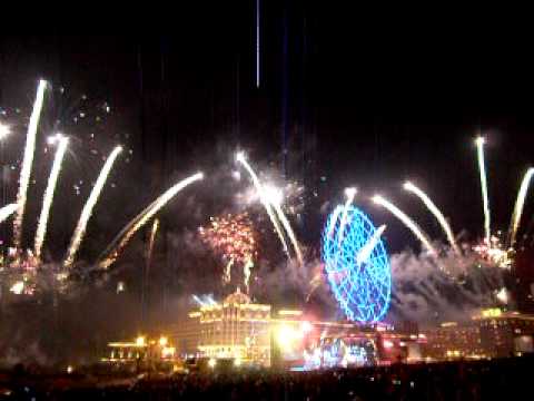 義大世界２０１０跨年煙火