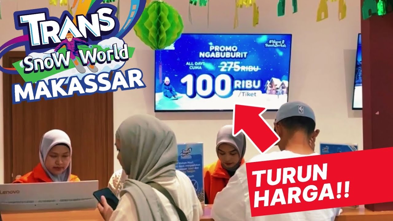WEEKEND VLOG | TRANS SNOW WORLD MAKASSAR | BERMAIN SALJU JADI MURAH‼️