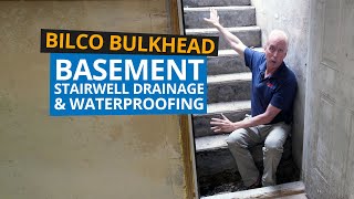 Basement Waterproofing  Bilco Bulkhead Stairwell Drainage