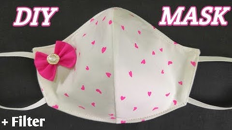 DIY New Style Breathable Face Mask with Filter Pocket | Easy to make Face Mask Sewing Tutorial