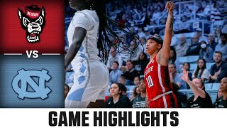 NC State vs. North Carolina Game Highlights | 2023-24 ACC Women's Basketball