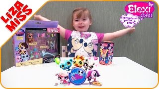 Игровая площадка Littlest Petshop и Феи Elexi. Unboxing littlest petshop outdoor playgroung.