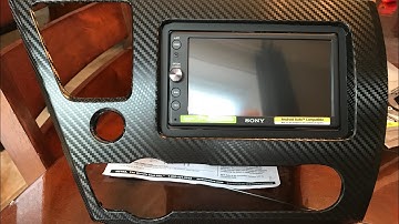 Sony XAV-AX100 Aftermarket radio install into 9th Gen 2013 Honda Civic w/ ASWC-1