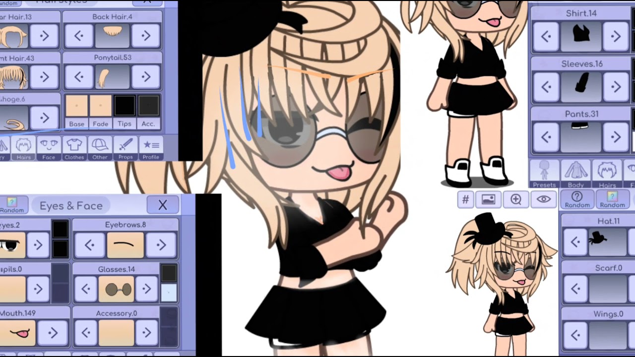 Free Oc Bad Girl Gacha Life Youtube