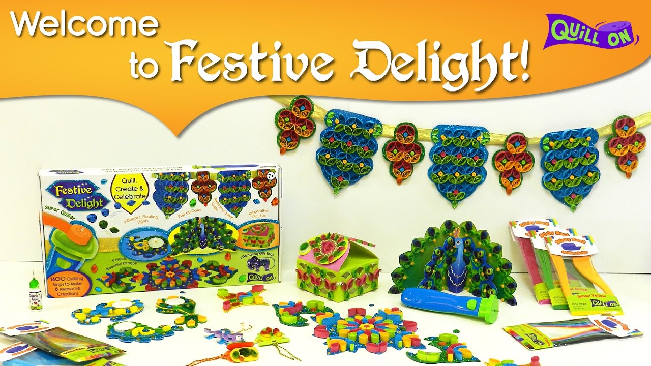 Unboxing Festive Delight Quilling Kit - YouTube