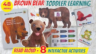 Brown Bear Brown Bear What Do You See Eric Carle Books Read Aloud | Animated Stories Toddler